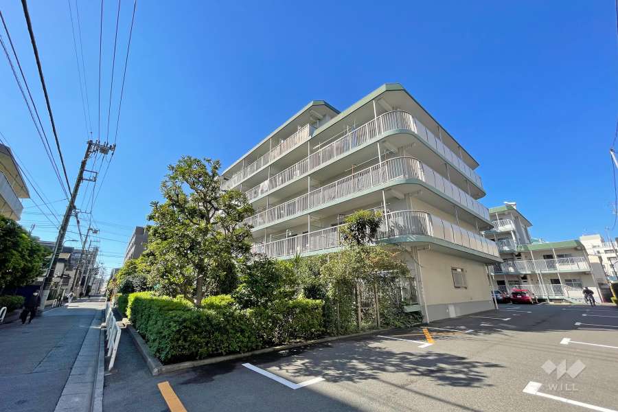 大森第２スカイハイツの外観（北東側から）