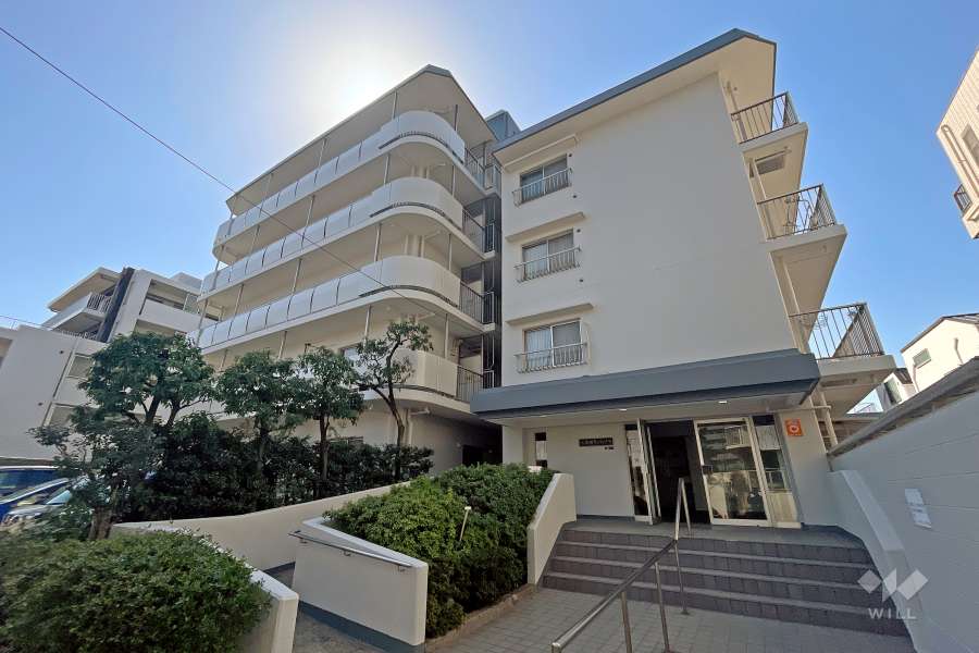 大森西サンハイツの外観（北側から）