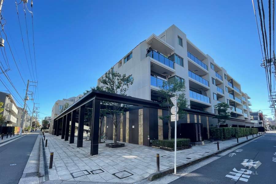 ライオンズ大森西グランフォートの外観（北西側から）