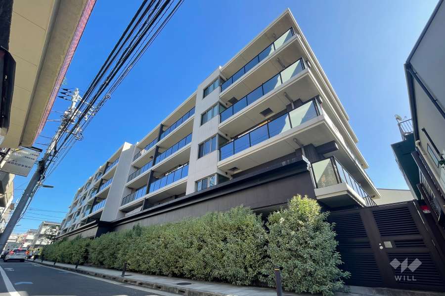 ライオンズ大森西グランフォートの外観（南西側から）