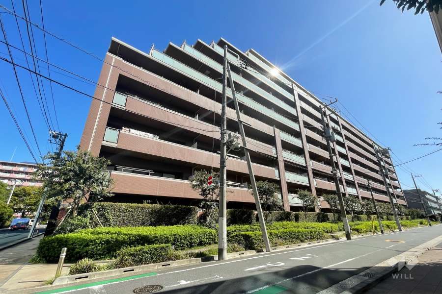 リージェントハウス大森西の外観（南西側から）