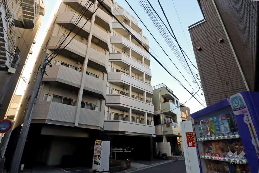 ジーベック平和島2の外観（南東側から）