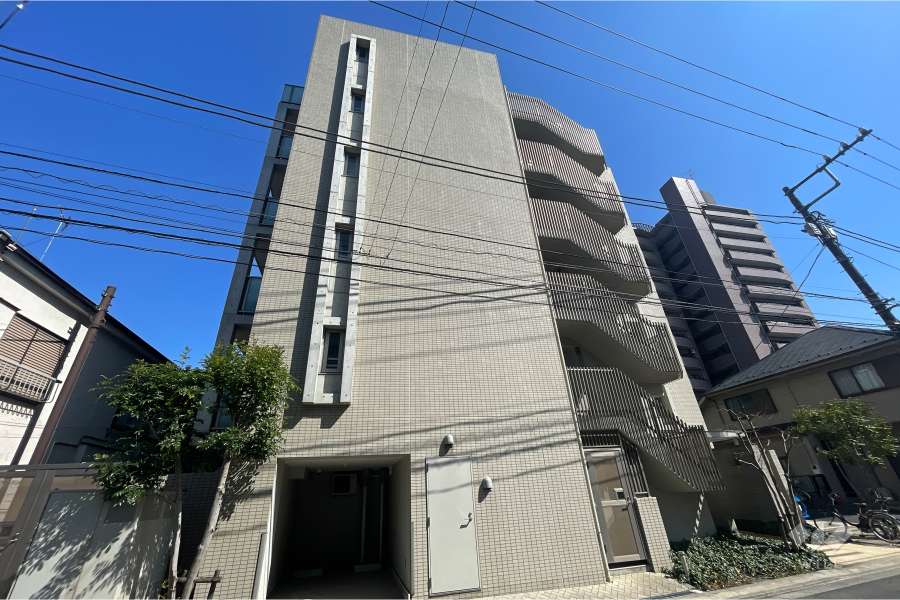 パティーナ大森の外観（南西側から）
