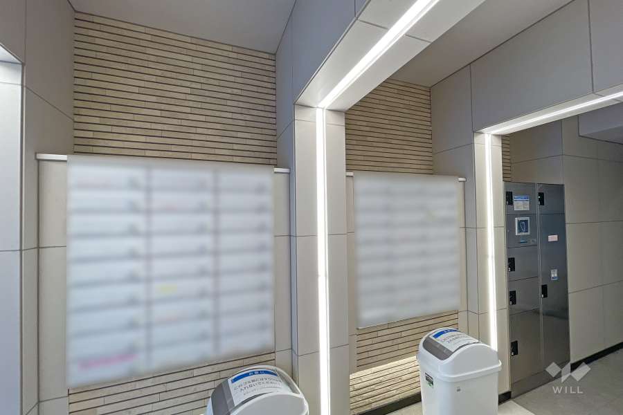 共用ポストと宅配ボックス