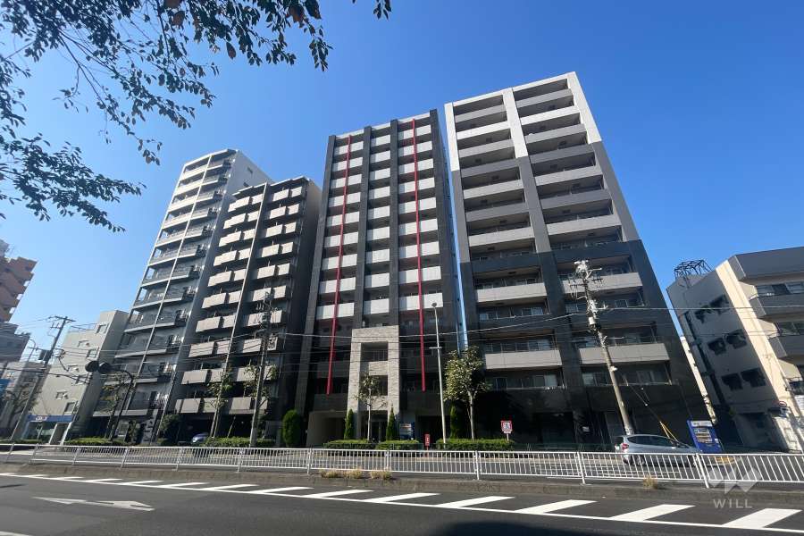 ステージグランデ大森町の外観（北東側から）