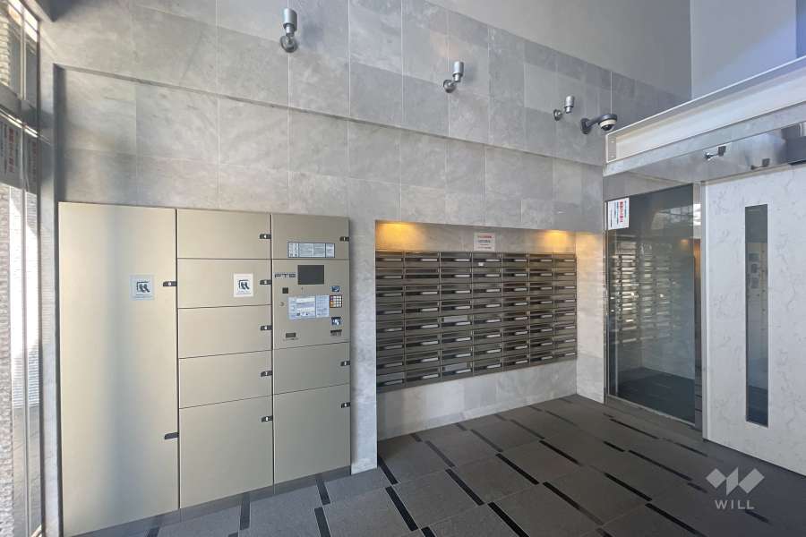 共用ポストと宅配ボックス