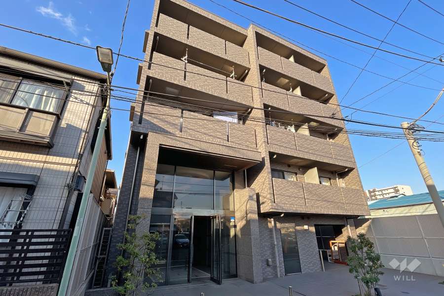 ルーブル東蒲田八番館の外観（南西側から）