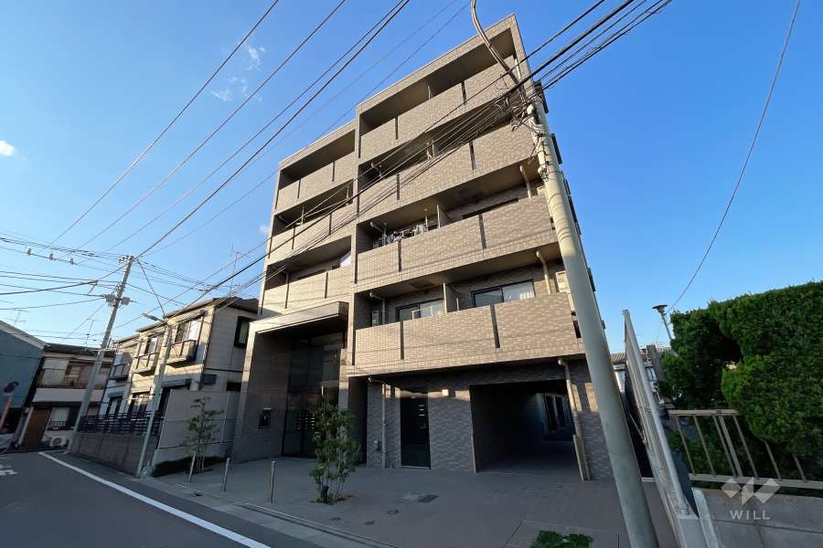 ルーブル東蒲田八番館の外観（南東側から）