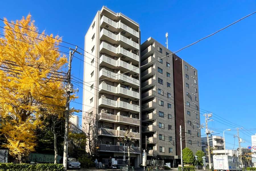 デュオシティ大森町の外観（南東側から）