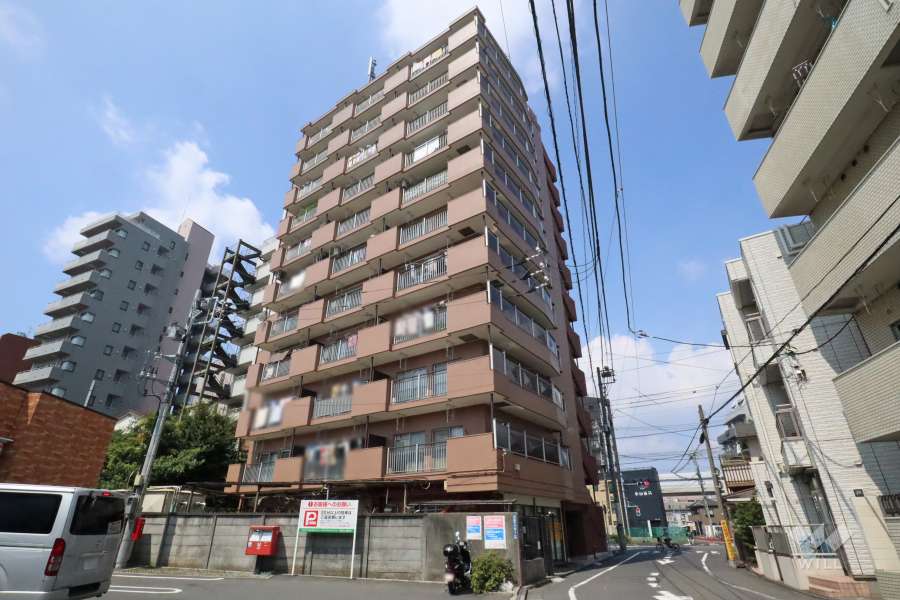 ハイコーポ梅屋敷の外観(東側から)