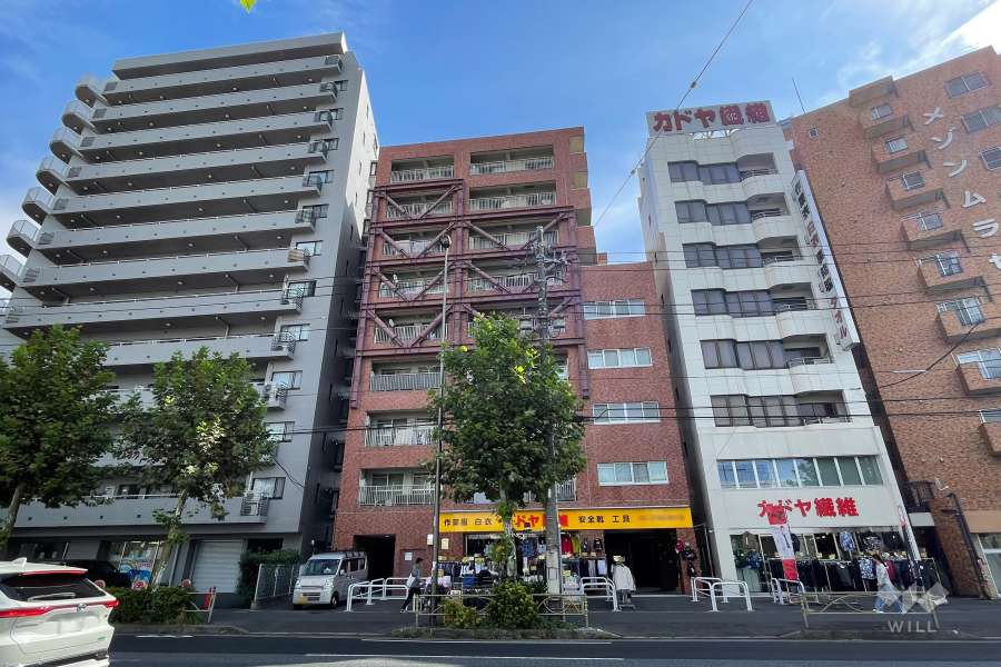 シティライフ梅屋敷の外観（北西側から）