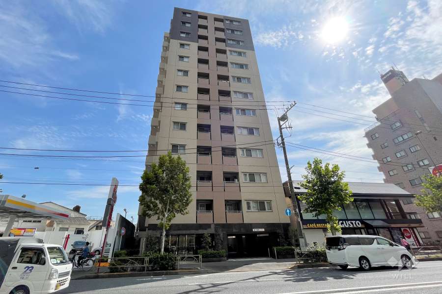 日神パレステージ大森町の外観（北西側から）　