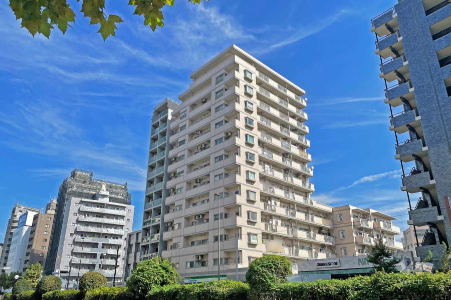 ヴィルズ大森町の外観（南西側から）