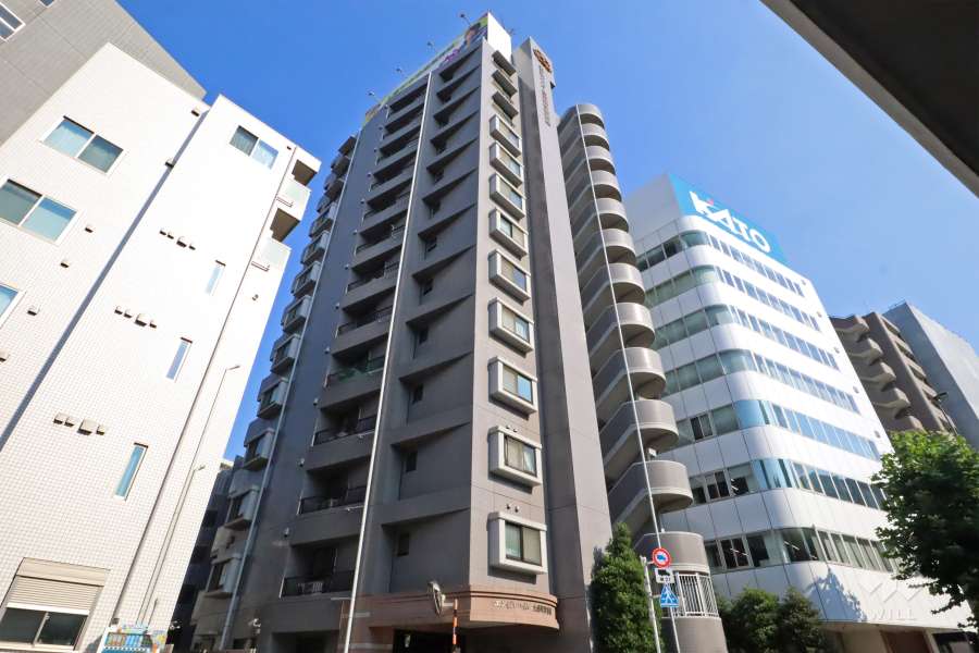 エンゼルハイム大森町参番館の外観(北西側から)
