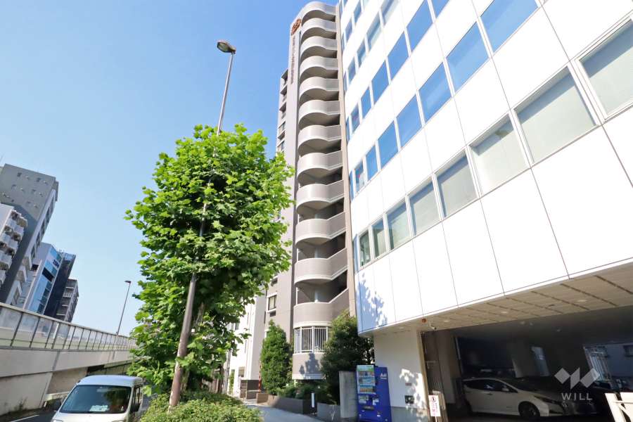 エンゼルハイム大森町参番館の外観(南西側から)