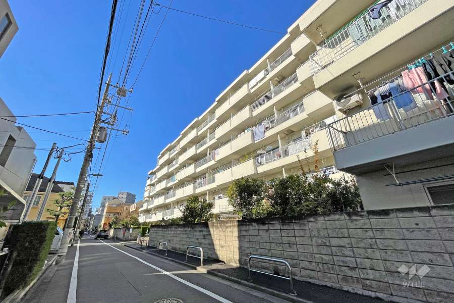 大森サンハイツの外観（南東側から）