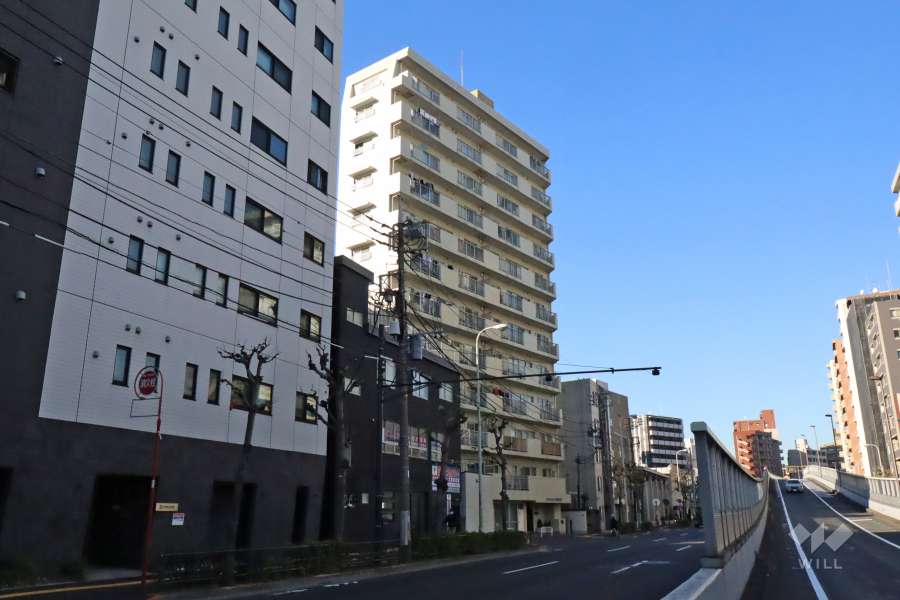 エンゼルハイム大森町第７の外観(南東側から)