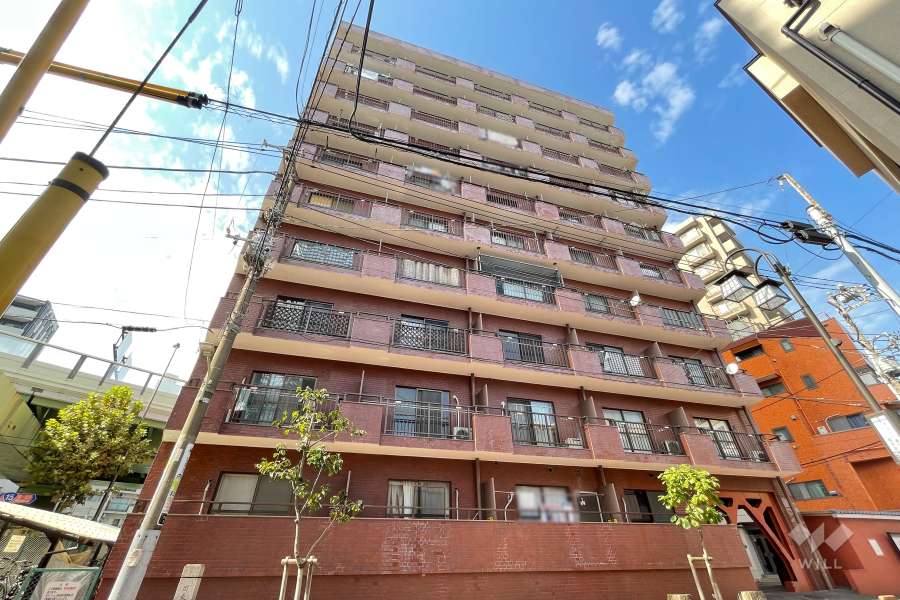 ライオンズマンション平和島の外観（南東側から）