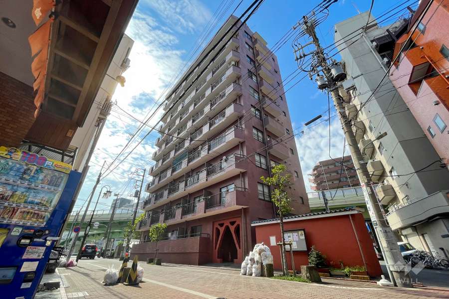 ライオンズマンション平和島（北東側から）　