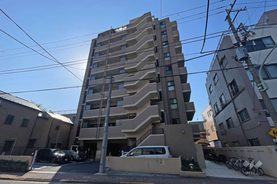 ザヴィスタ大森アーバンステイツの外観（北側から）