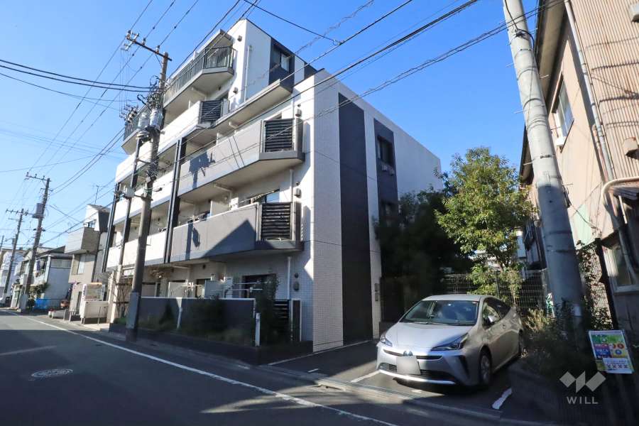 Bシティアパートメント東京サウスの外観（南東側から）