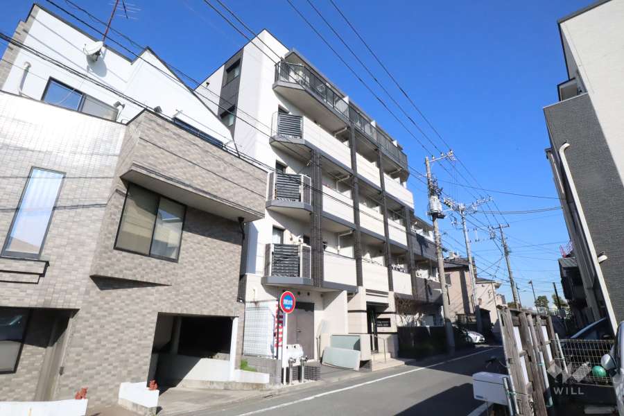 Bシティアパートメント東京サウスの外観（南西側から）