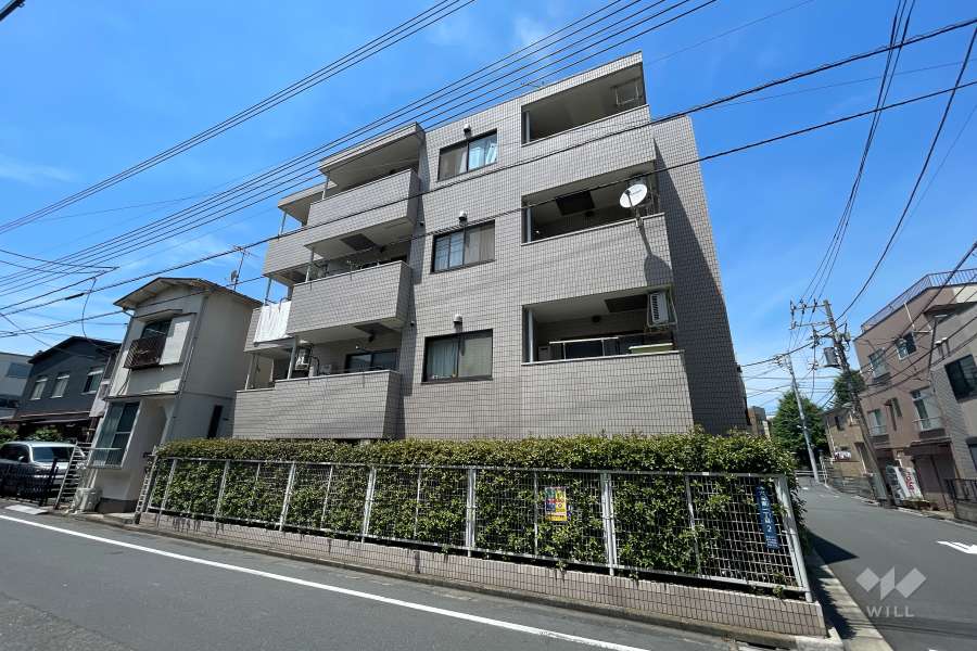 セントヒルズ大森南の外観（南東側から）