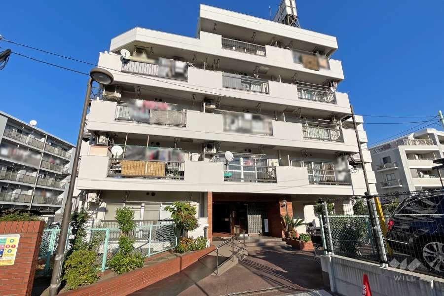 第2大森南ダイヤモンドマンションの外観（南西側から）