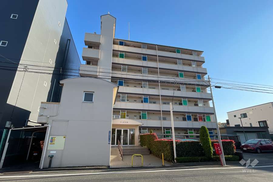 コーポ大和の外観（北側から）