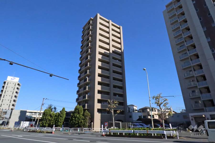 ザヴィスタ大森スールトーレの外観(南西側から)