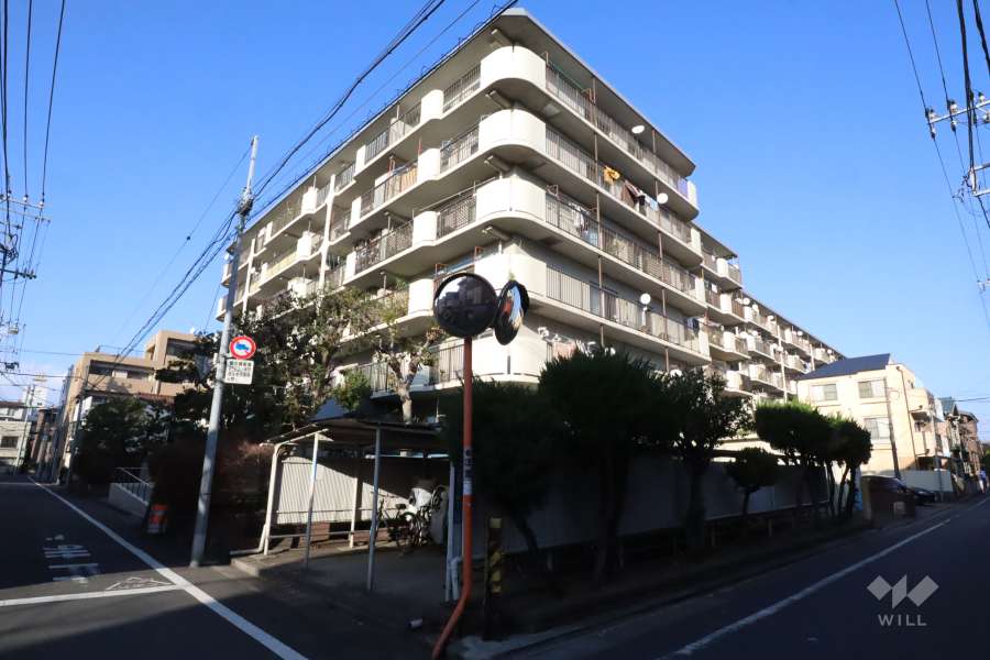 大森南スカイハイツの外観(南西側から)