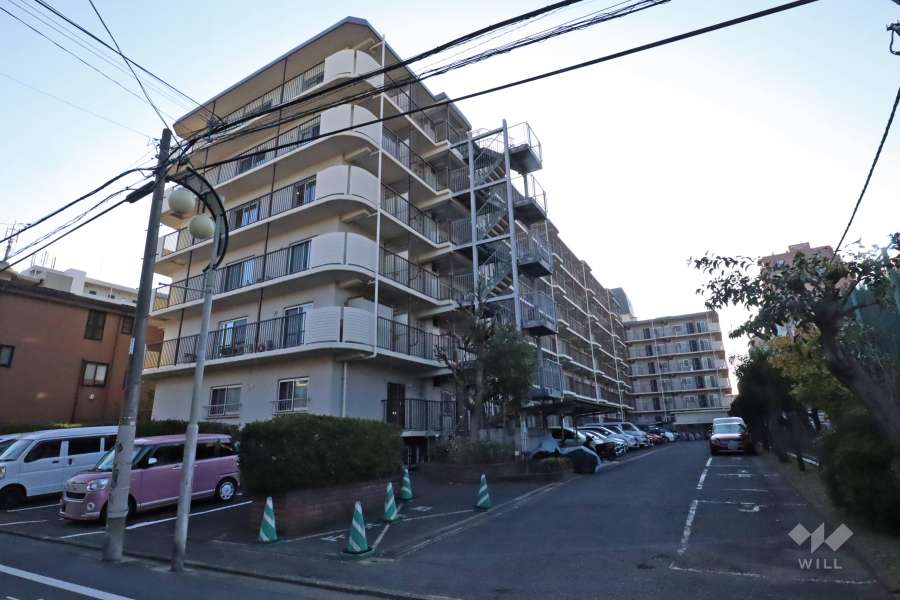 大森南スカイハイツの外観(北東側から)