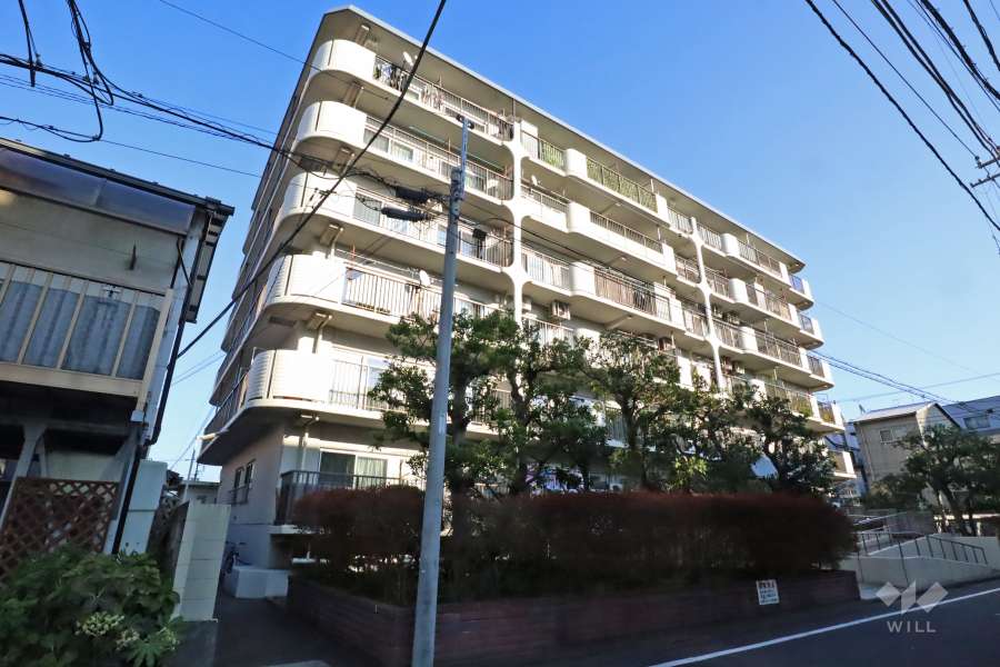 大森南スカイハイツの外観(北西側から)