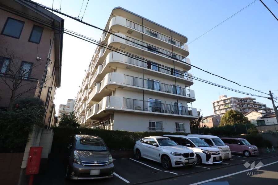 大森南スカイハイツの外観(南東側から)