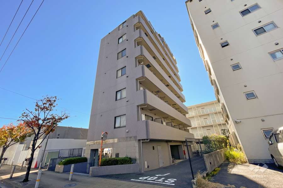 ルーブル大森２の外観（北西側から）