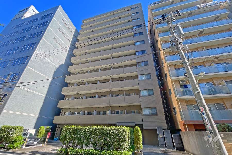 菱和パレス大森の外観（西側から）