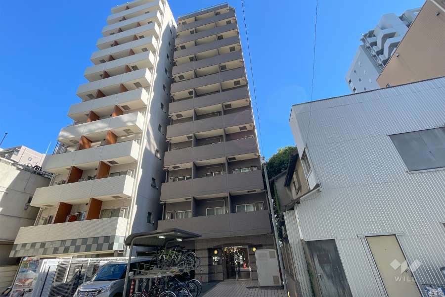 ステージファースト大森駅前の外観（南西側から）