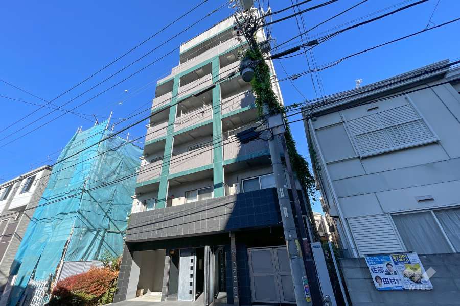 ブライズ大森ドゥエの外観（南東側から）