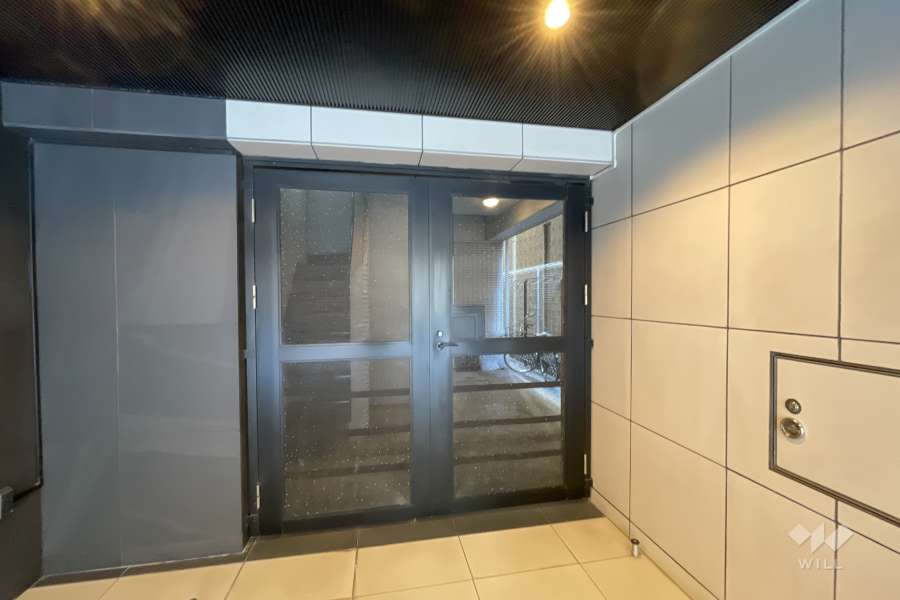 駐輪場の出入口