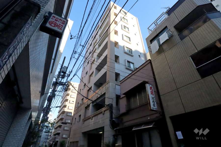 デュオスカーラ大森の外観(北西側から)