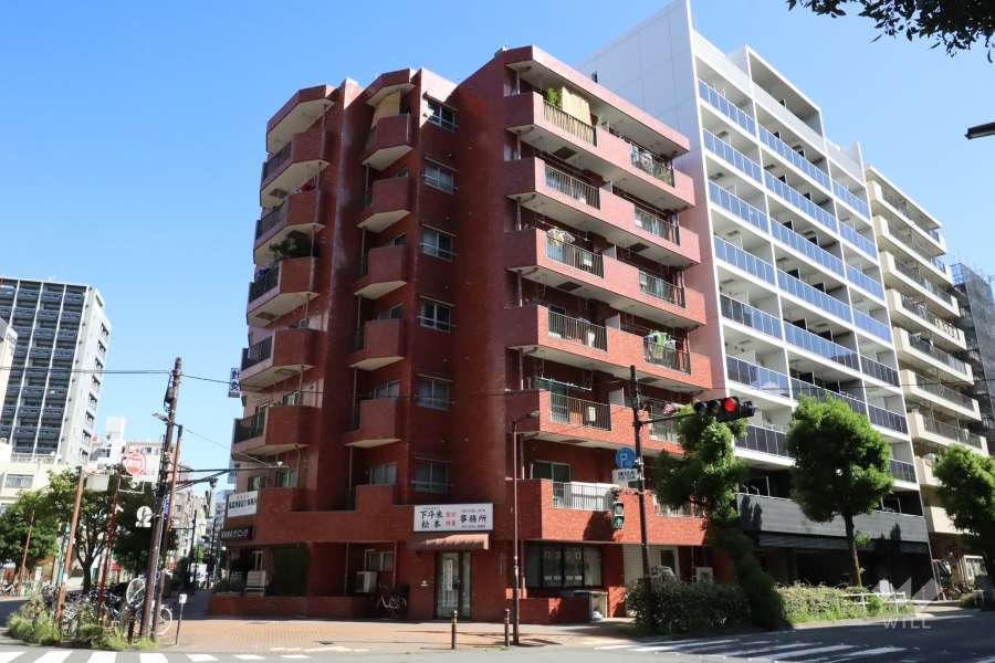 リレント大森の外観（南西側から）