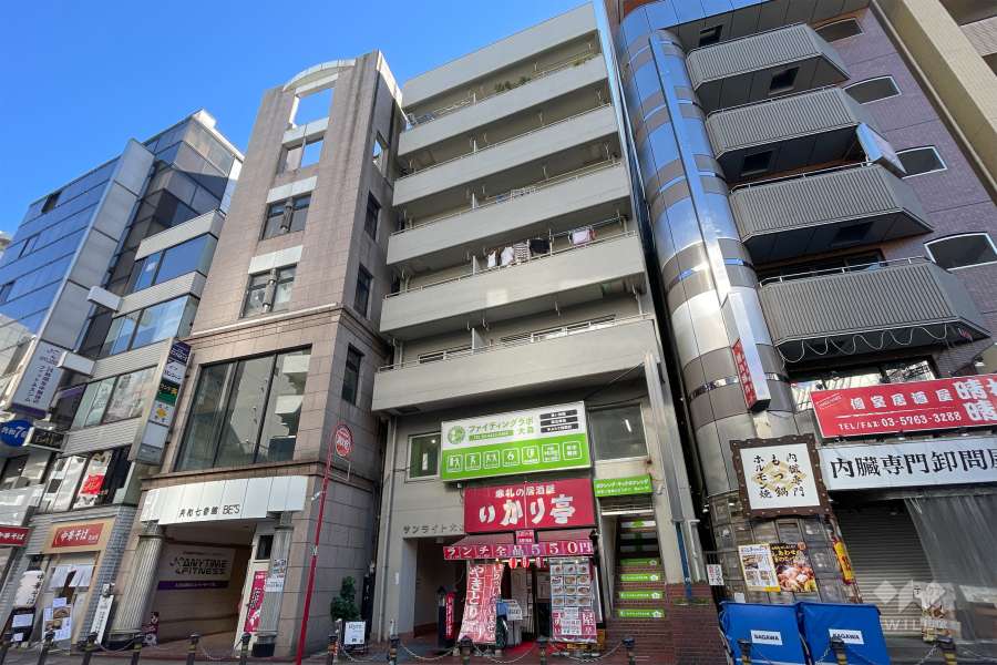 サンライト大森の外観（北西側から）