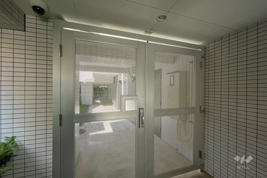 駐輪場の出入り口