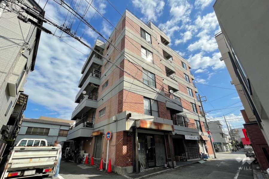 ダイヤハイツ大森の外観（南西側から）