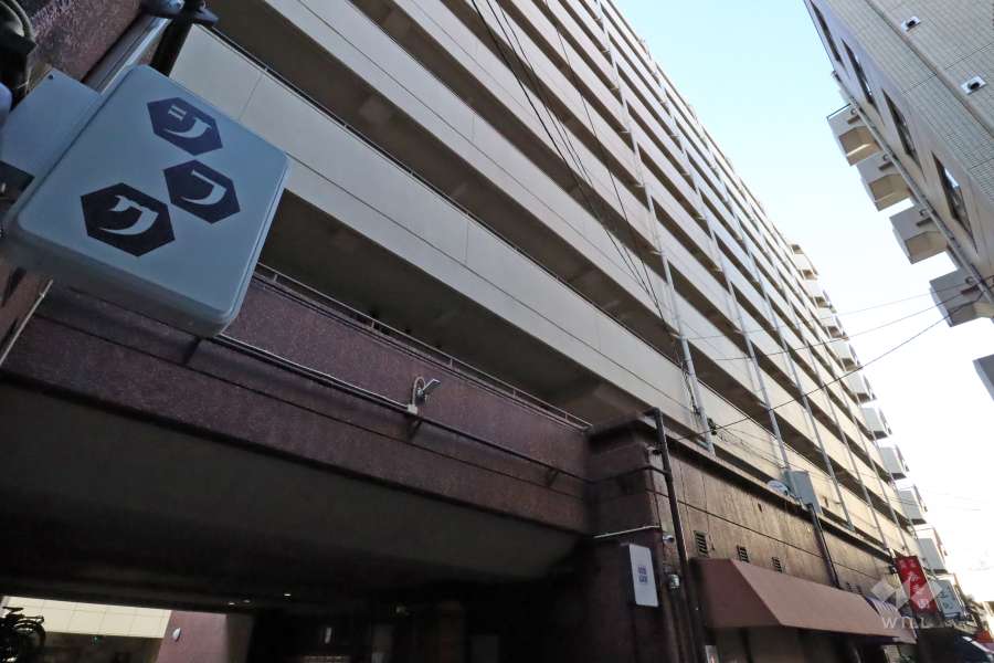 大森北一ハイツの外観(南東側から)