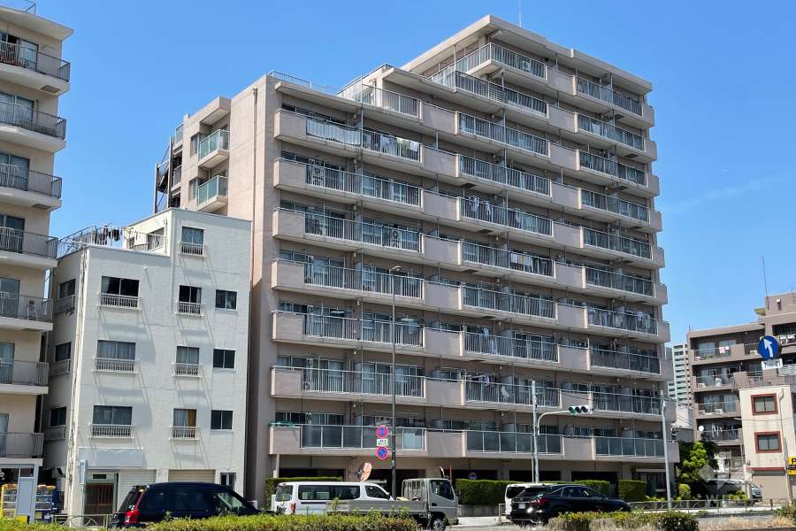 ソフトタウン大森の外観（南東側から）