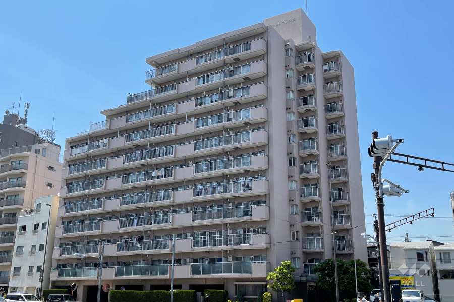 ソフトタウン大森の外観（北東側から）