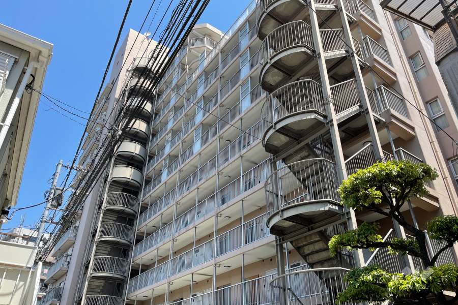 ソフトタウン大森の外観（南西側から）