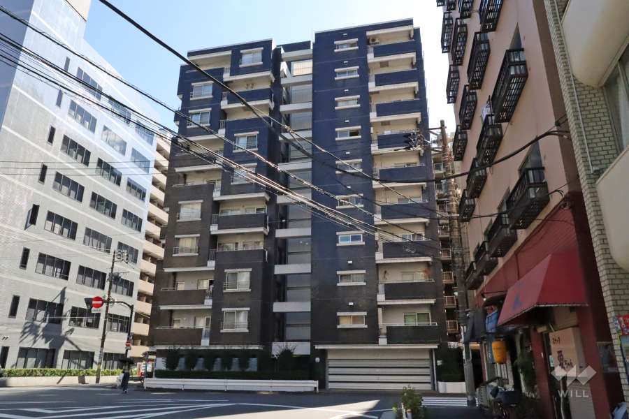 大森ナショナルコートの外観（北西側から）