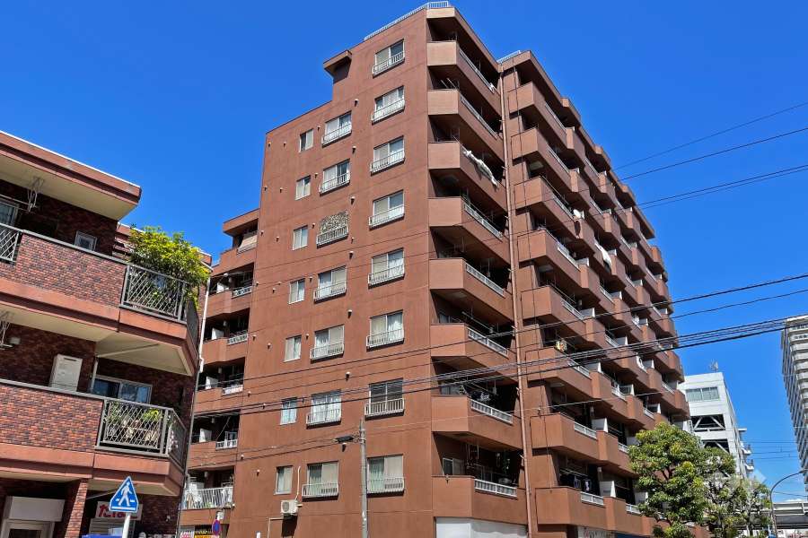 トーア大森マンションの外観（南西側から）